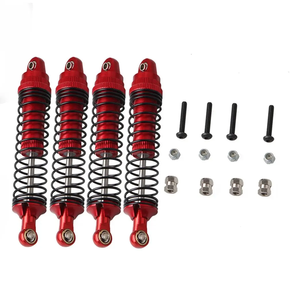 

4PCS/SET Simulation Climb for SCX10 Alloy Aluminum Shock Absorber Damper for RC Car 1/10 Truck Parts D90 Axia