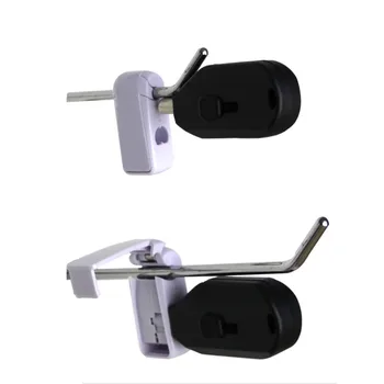 

505 pcs/lot EAS System Retail Shop Display Hook Anti Theft Stop Lock Pegboard Slatwall White Color ABS 6mm Pore Size