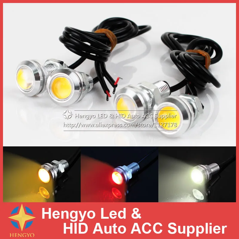 

1 PCS 18mm 23mm Waterproof Eagle Eye LED DRL Daytime Running Light Car styling Lights Brake Backup Reversing Parking Signal Lamp
