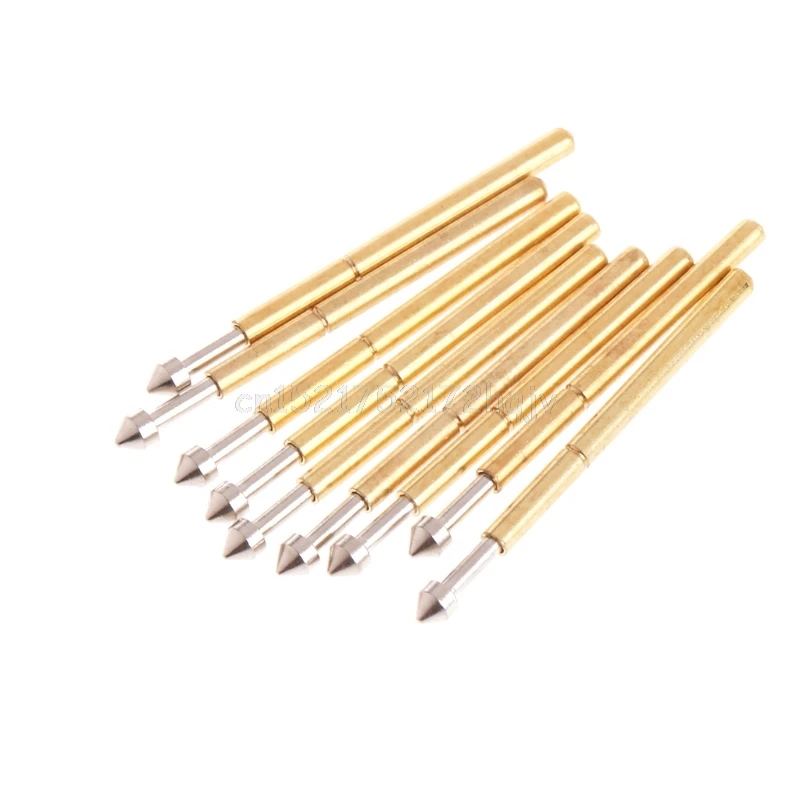 

100 Pcs Spring Test Probe Pogo Pin P75-E2 Dia 1.3mm Length 16.5mm O31 dropship