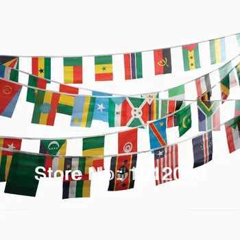 

Brazil World cup bunting flag with 32 teams (Flag size: 20X30cm)
