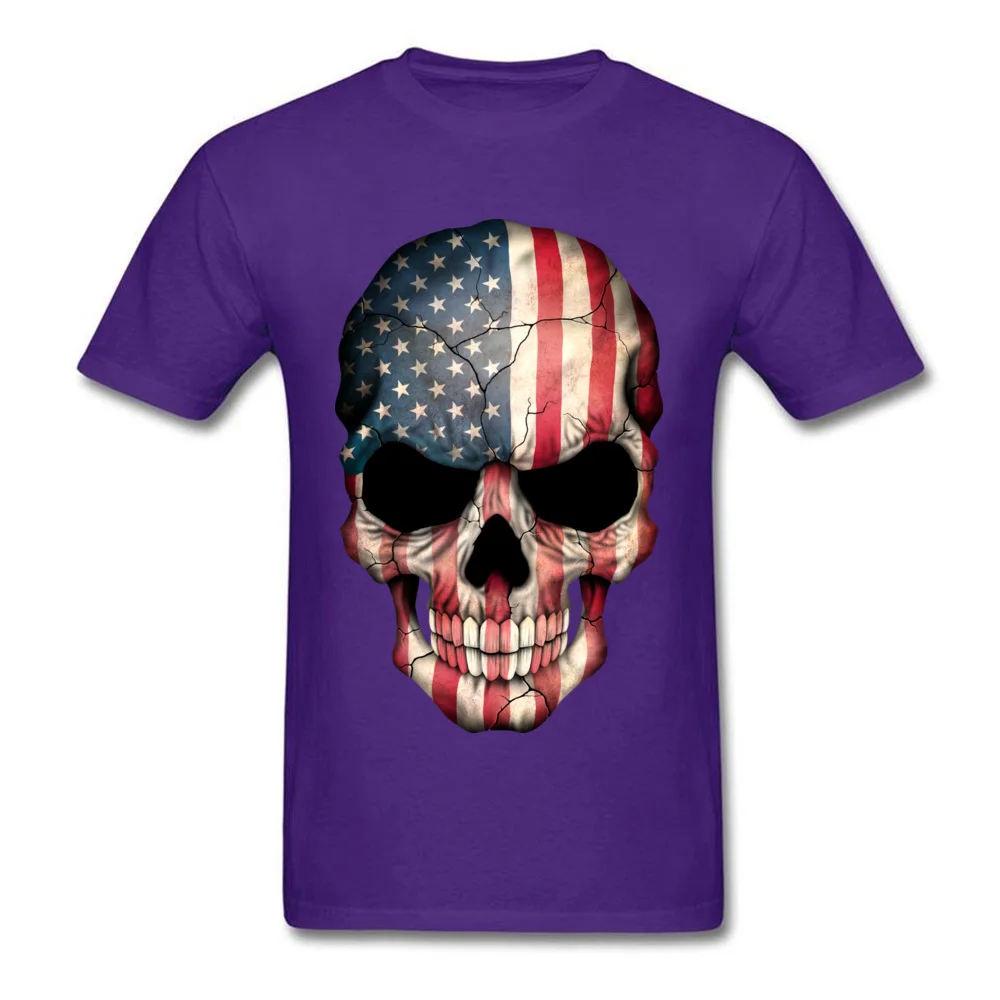 American Flag Skull_purple