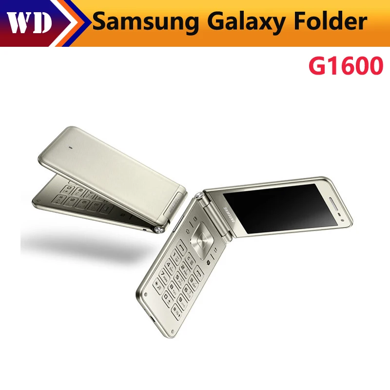 bilder für Original Samsung Galaxy Ordner G1600 (2016) Dual SIM LTE Handy Quard Kern 480x800 1,4 GHz 16 GB ROM 2 GB RAM 3,8 "zoll Telefon bilder für Original Samsung Galaxy Ordner G1600 (2016) Dual SIM LTE Handy Quard Kern 480x800 1,4 GHz 16 GB ROM 2 GB RAM 3,8 "zoll Telefon