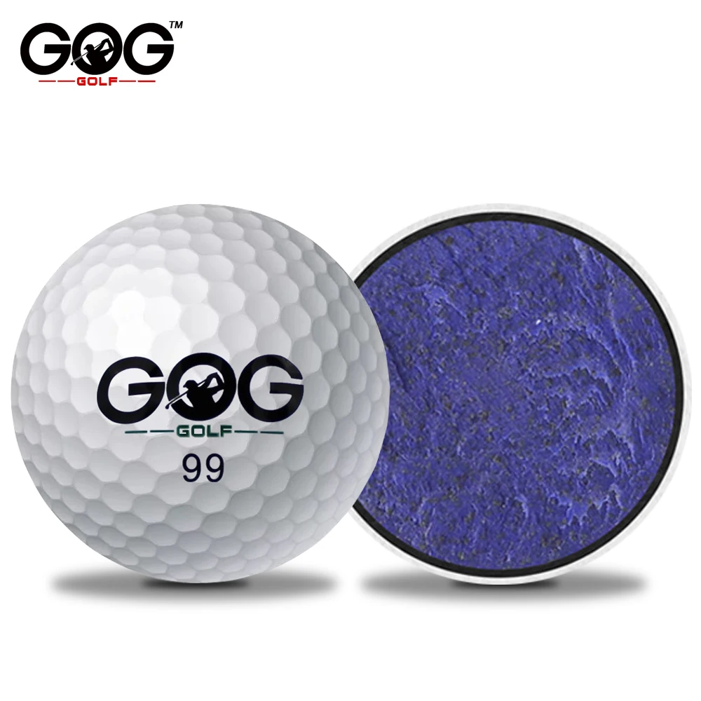 10 pcs Brand GOG 3 Piece Golf Balls Golf Game Ball Super Long Distance