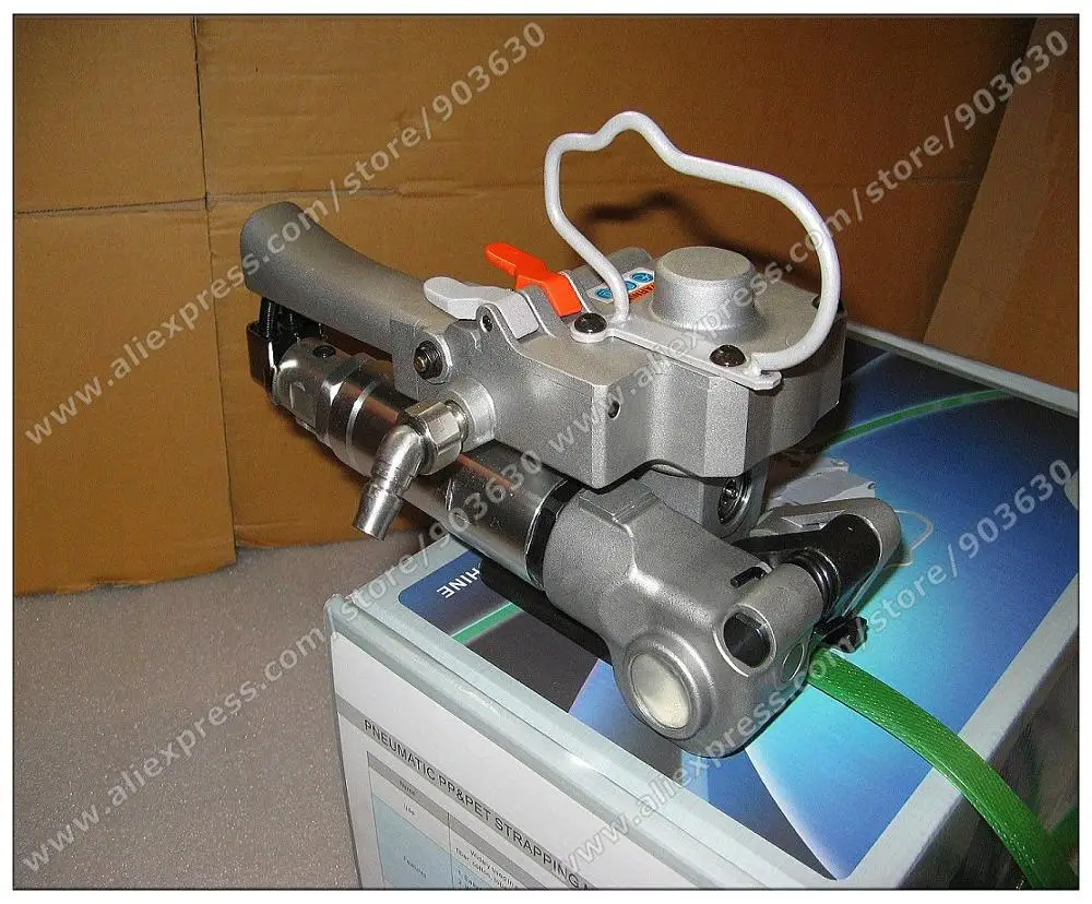 Best Quality  AQD19 plastic strapping tools equipment pneumatic PP PET straps banding packaging handpack manual packer machine