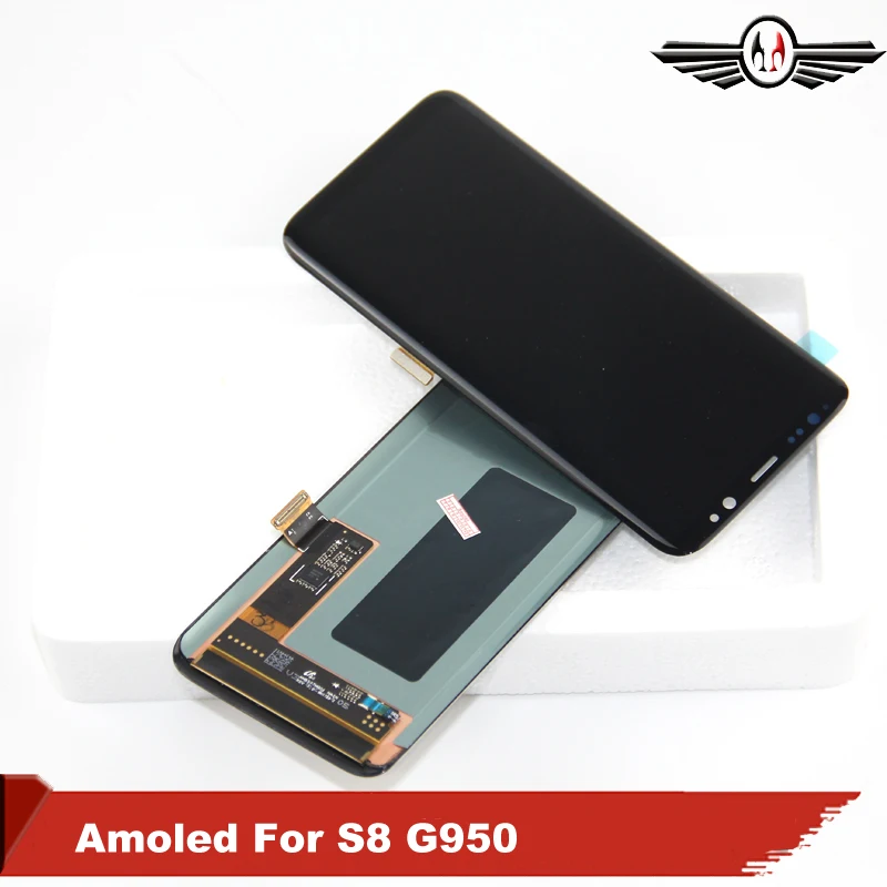 

AMOLED for SAMSUNG S8 G950F G950U S8 Plus G955 LCD Display Touch Screen Digitizer Replacement