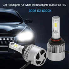 Комплект автомобильных фар для H1 S2 H3 H4 H7 9006 500 W 80000LM 6000 K белый светодиод фары лампочки пара HID