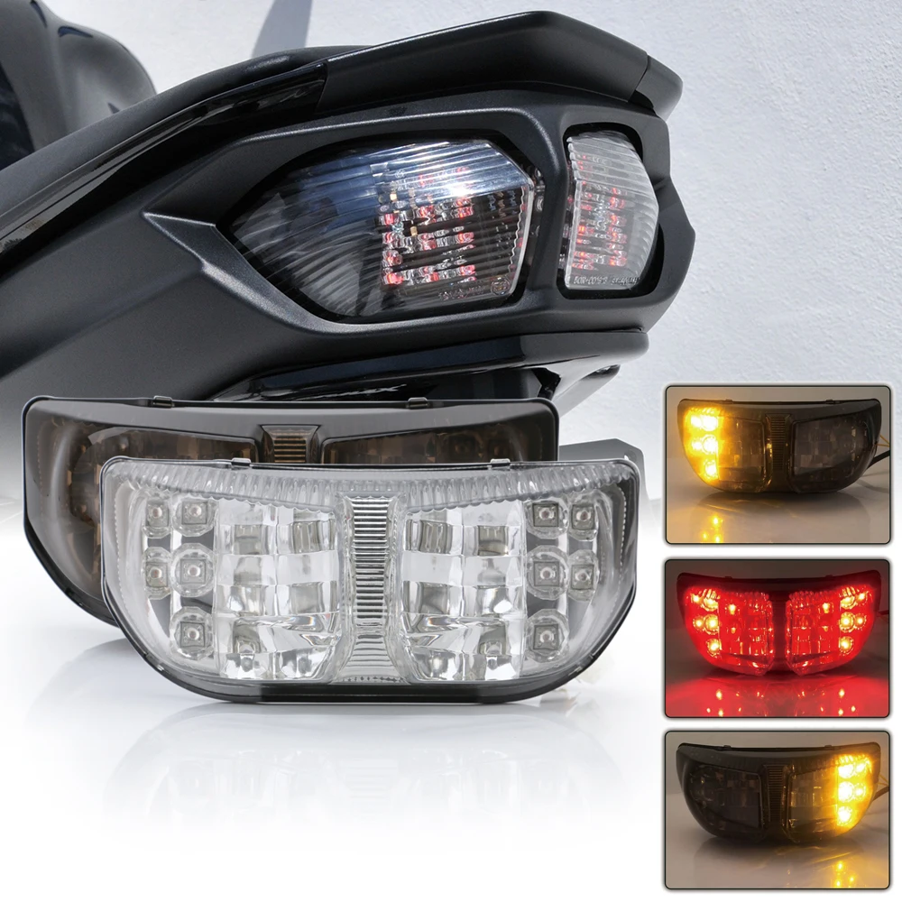 Facibom Rear Turn Signal Light Integrated LED Tail Light for FZ8 Fazer 10-13 FZ1 N FZ1 Fazer 06-13