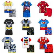 Дизайн; летние детские пижамы с Халком для мальчиков; пижамные штаны; детский спортивный костюм; пижамные костюмы; одежда для сна; D007