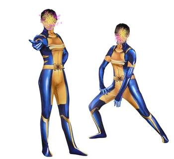 

3D Digital Printing X-MEN X Police X-23 Wolverine Daughter Cosplay Siamese All-Inclusive Tights BOOCRE