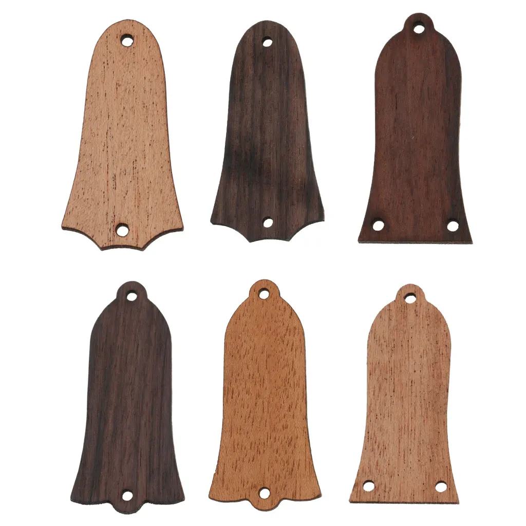Electric Guitar Truss Rod Cover 2/3 Holes DIY Part Rosewood/Mahogany Bell Shape Accessories | Спорт и развлечения