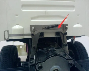 

Remote control actros truck stainless steel shell cab lock catch assembly for tamiya 1/14 scale scania beEnz MAN volvo trailer