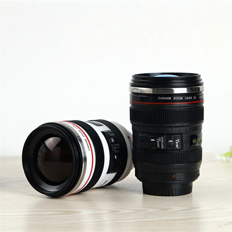 Novelty Camera MUG SLR Camera Lens Cup 24 105mm 1:1 Scale