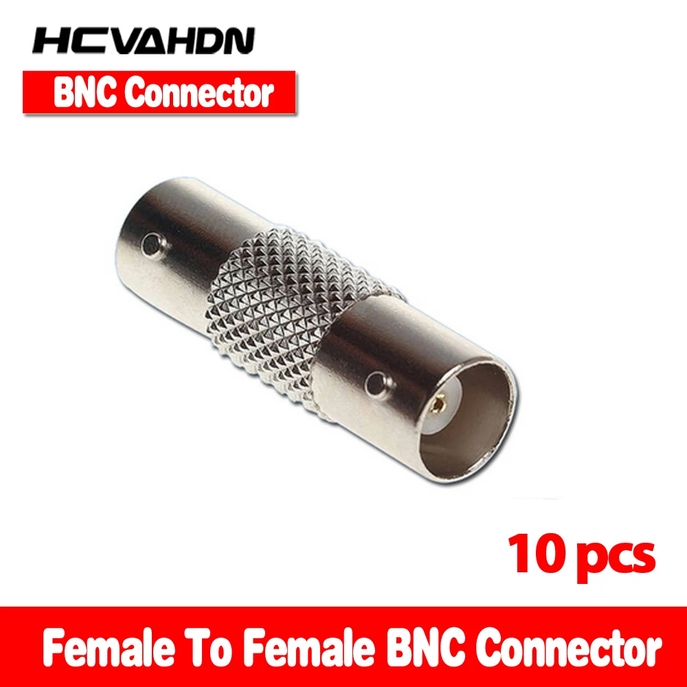 HCVAHDN 10 шт. разъем для видеонаблюдения BNC типа мама к гнезду видеоадаптер/разъем
