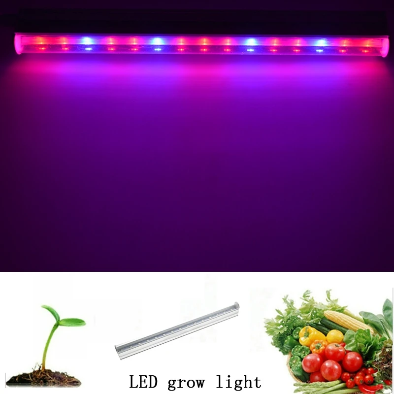 5 Вт светодио дный свет роста растений 110 V 220 V T5 Light Tube светодио дный завод свет полный спектр светодио дный роста растений свет гидропоники