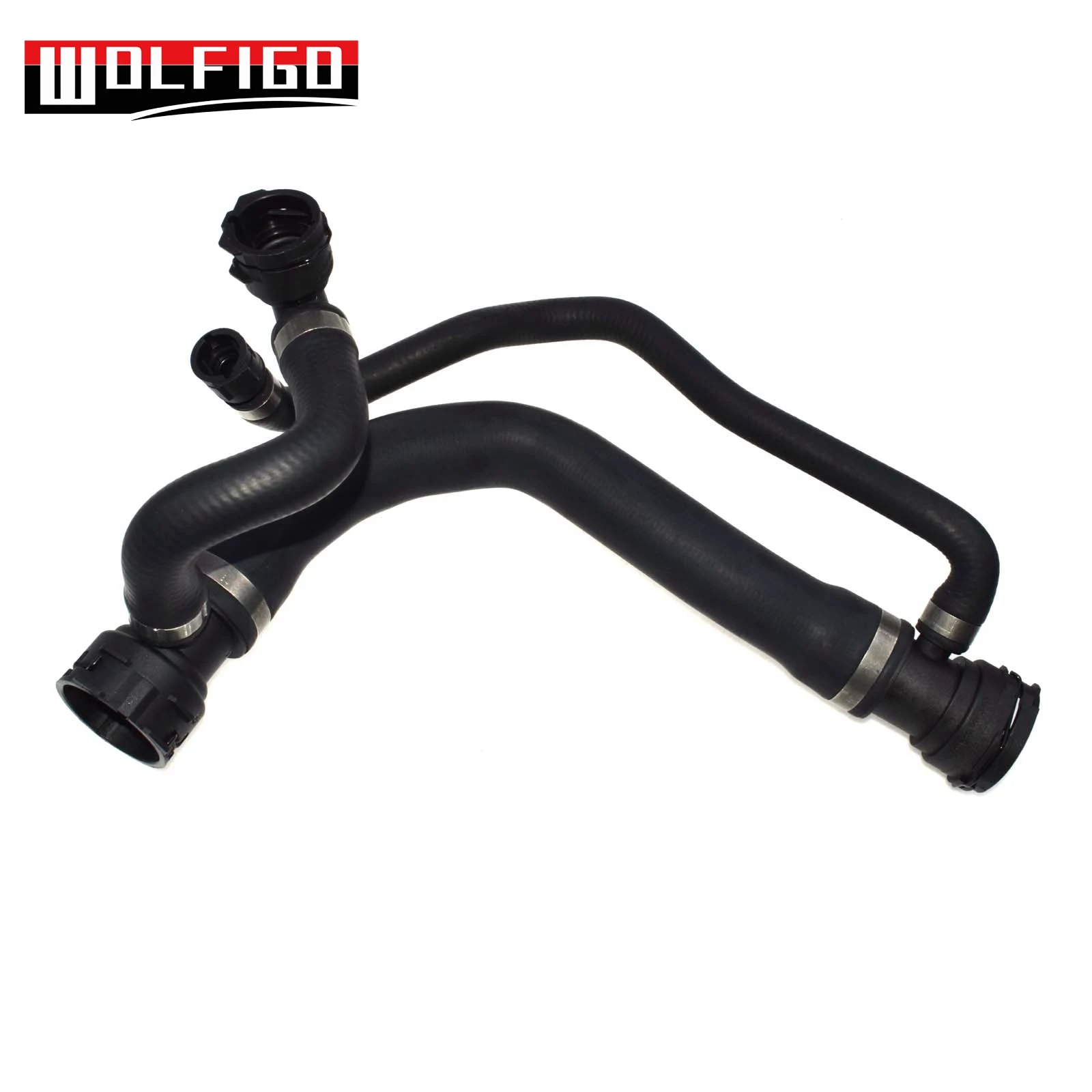 WOLFIGO New Upper Radiator Cooling Water Hose For BMW 545i 645Ci 2004 2005 17127519248 17 12 7 519 248 | Автомобили и мотоциклы