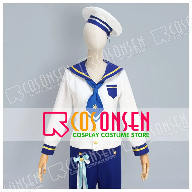 Косплей ONSEN Ensemble Stars rabits Nazuna Nito Tomoya Mashiro Hajime shino Mitsuru Tenma костюм моряка для маскарада