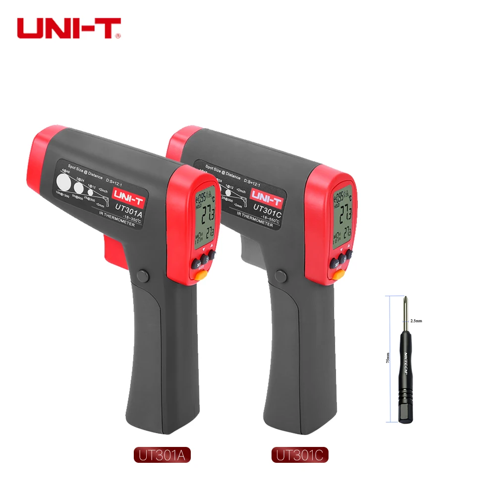 UNI T Laser Infrared Thermometer UT301C UT301A Hand held High Accuracy
