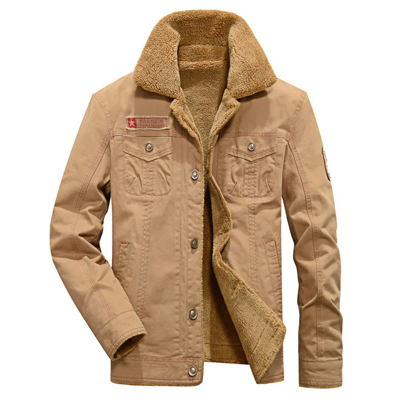 astounding  RIINR 2019 Men Jacket Coats Winter Military Bomber Jackets Male Jaqueta Masculina Fashion Denim Jac
