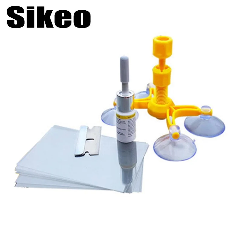 Sikeo Car Windshield Glass Scratch Repair Kits Window Tools Windscreen Crack Restore Screen Polishing Car-styling | Автомобили и