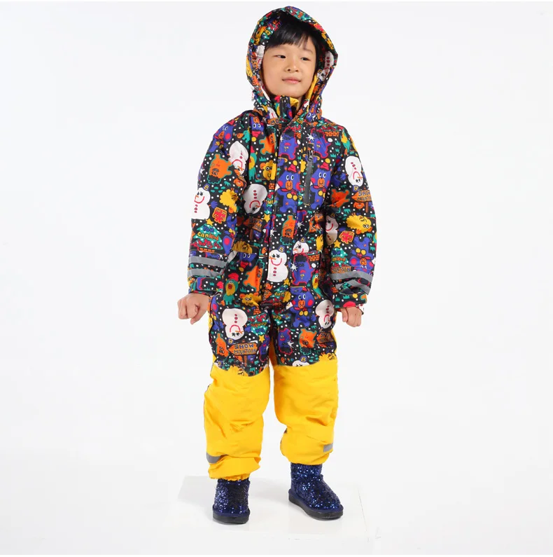 SJ-Maurie/куртки для сноуборда; лыжные костюмы на Рождество для детей; водонепроницаемый комбинезон для девочек и мальчиков; куртка для сноуборда; комбинезон - Цвет: BGreen