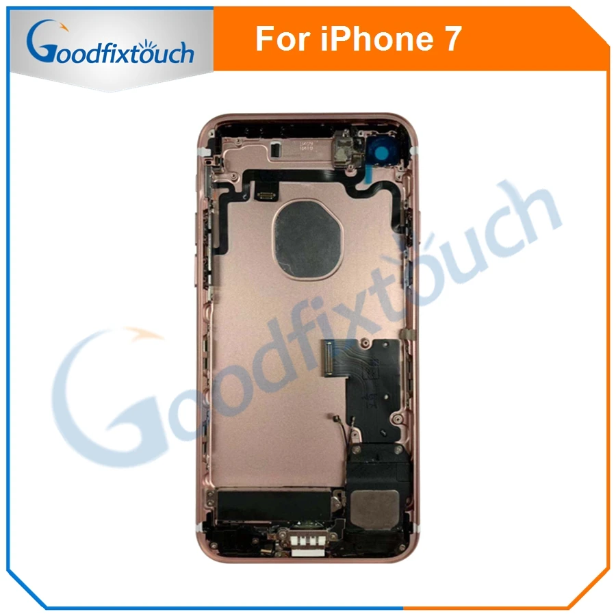 For iPhone 7 Back Cover Battery Door Housing Rear Cover Assembly Battery Housing For iPhone 7G With Flex Cable Replacement Parts (3)