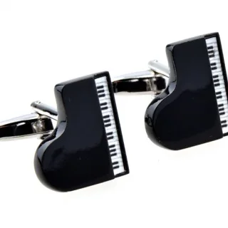 2017 Jewelry Cufflinks High Quality Black Piano Cuff Link For Women 9144 Free Shipping | Украшения и аксессуары