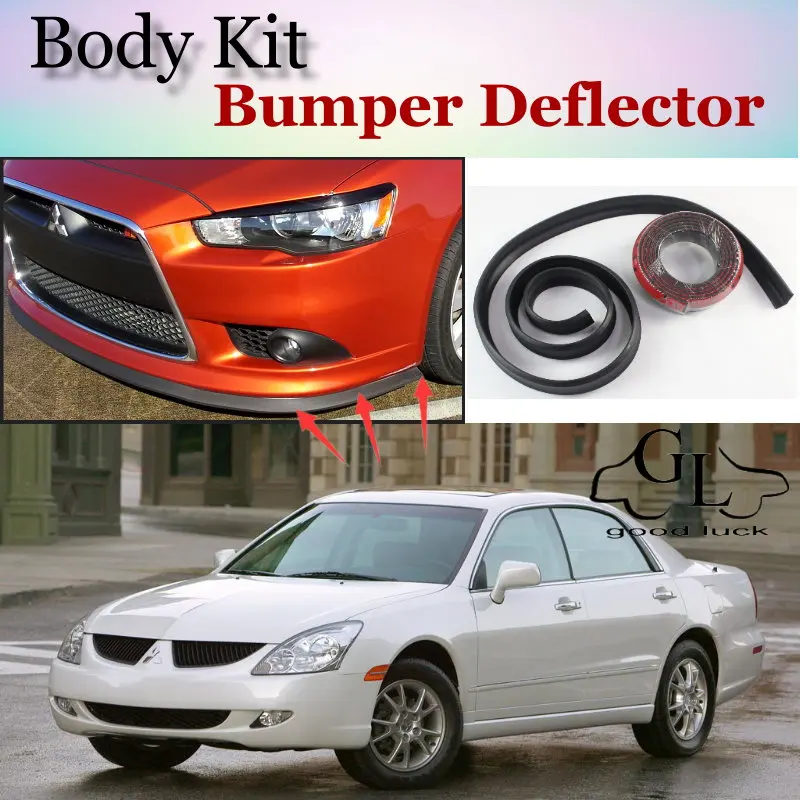 Bumper Lip Deflector Lips For Mitsubishi Diamante / Magna Verada Sigma V3000 VR-X Front Spoiler Skirt Body Kit Strip | Автомобили и