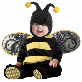 

Adorable Comfortable Baby New Born Lil' Stinger Bee Animal Themed Halloween Cosplay Party Costume