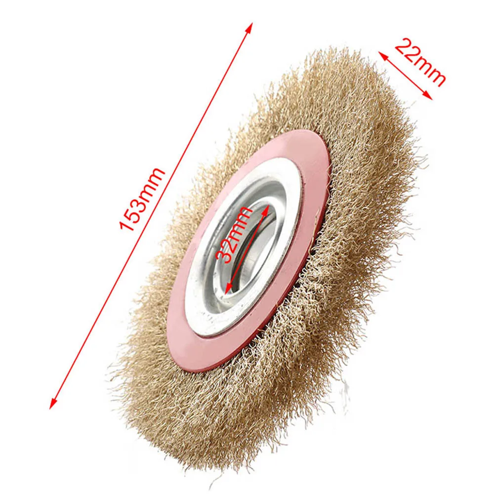 153 мм круговая, из стальной проволоки кисти соединительные кольца для верстачный шлифовальный станок чистая полировка