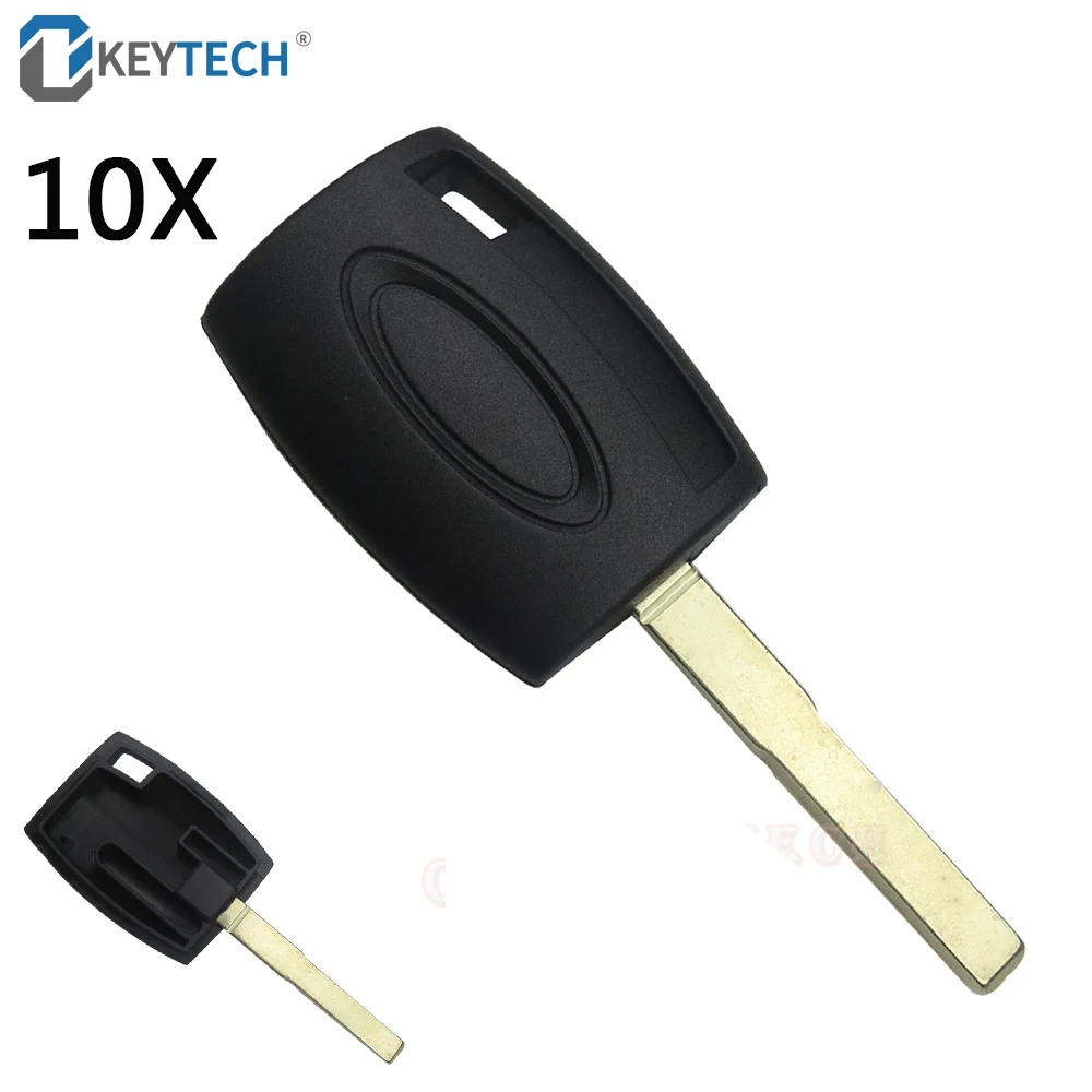 OkeyTech 10 шт./лот для Ford Fiesta Mondeo Focus C Max S Galaxy Kuga Новый чехол ключей с транспондером