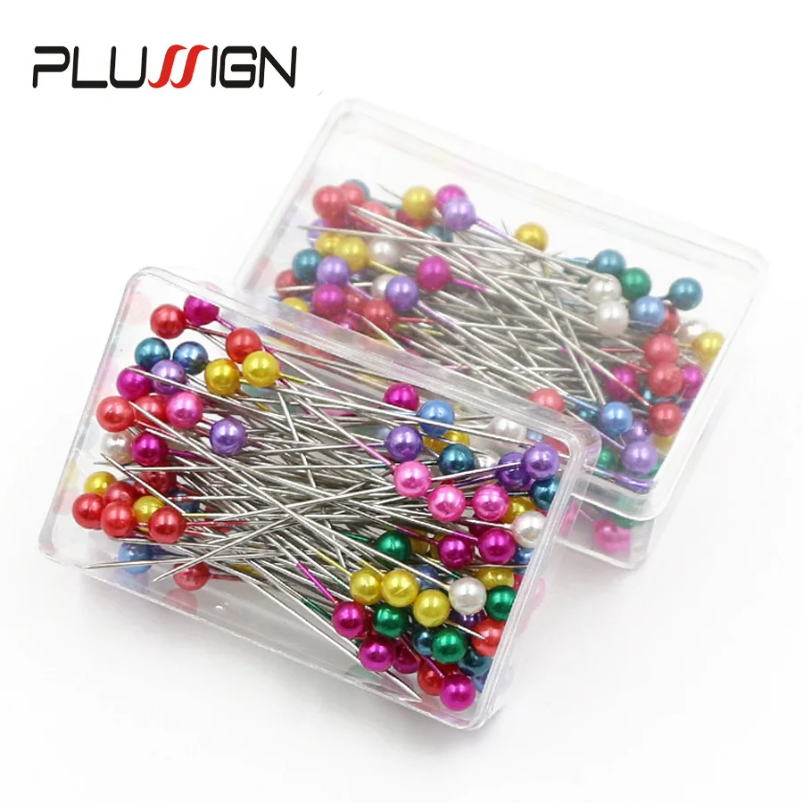 Gold,0.9 Inch Long 50 Pieces Sewing U-pins Fork Pins Needlecrafts Pins Double Blocking Pins Stainless Steel Sewing Pins Multipurpose Straight Pins for Sewing Jewelry Display Home Decor