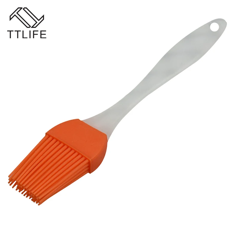 TTLIFE Heat Resisting Silicone BBQ Basting Oil Brush High Temperature