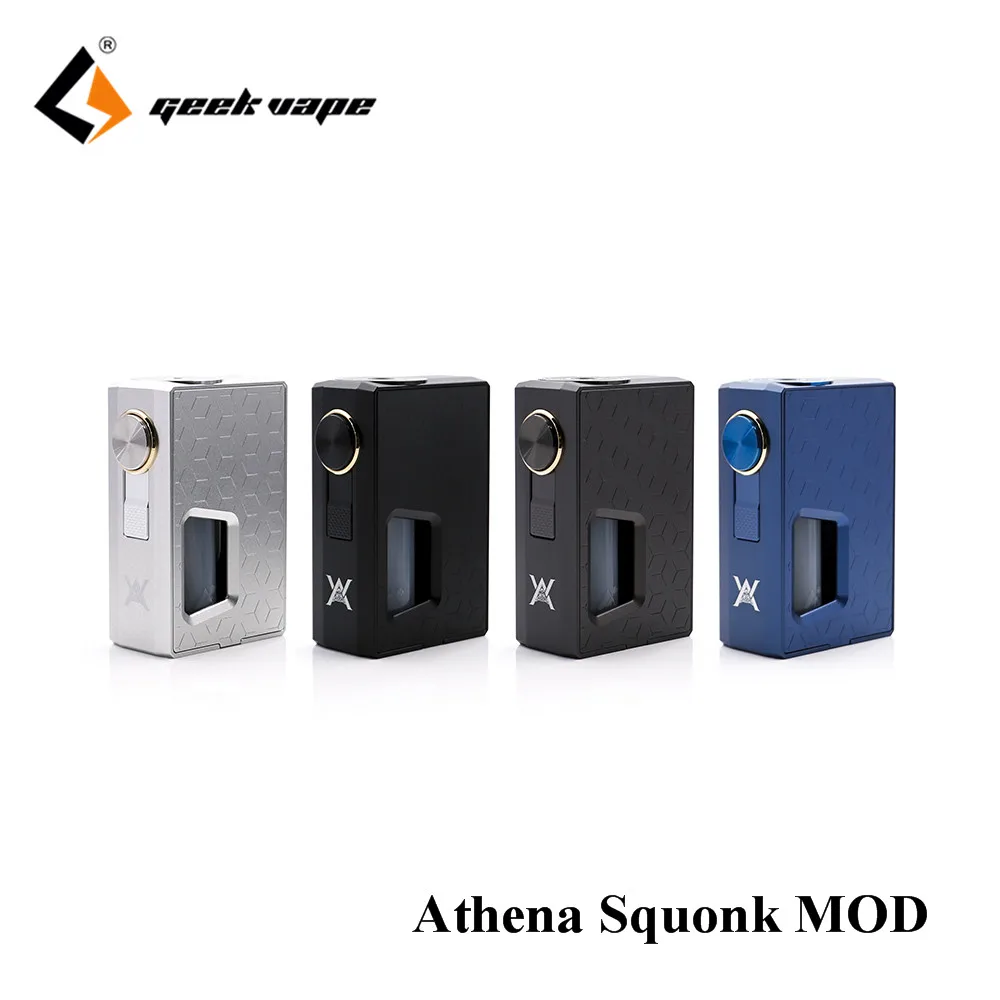 

Big sale Original GeekVape Athena Squonk Mod with 6.5ml Squonk Bottle Electronic Cigarette Weipa Support Squonk RDA TANK