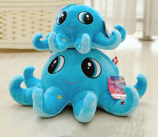 23CM 55CM stuffed animal Octopus Plush toy,cute 4 colors Octopus plush