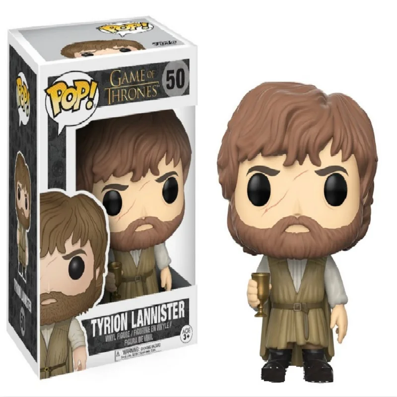 

Pop NEW Game of Thrones 8 Tyrion Lannister & Brandon On Chair Action Figure Toys Game of Thrones Figure Collection Hot Toys