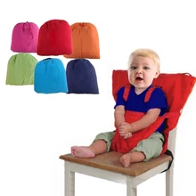 Портативный маленьких Стул туристический складной моющиеся Детские Младенцы Столовая Обед стульчик для кормления Младенческая ремни безопасности ремень booster