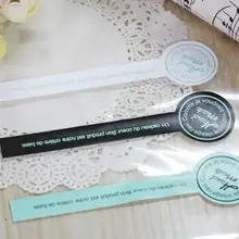 10*2.5 см герметика три цвета ручной работы прокладки уплотнения длинные наклейка этикетке упаковки 720 шт./лот