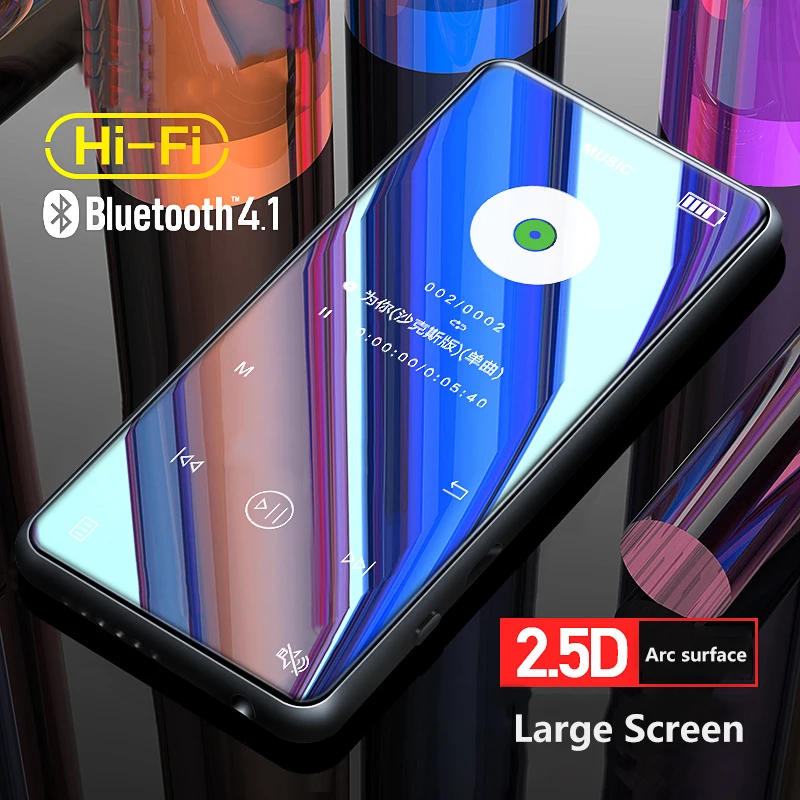 Yescool X8 металлический сенсорный экран MP4 Bluetooth музыкальный плеер для занятий