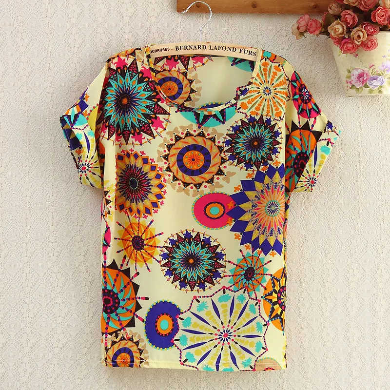 2016 La moda сексуальная blusa holgada пункт де-лас-мухерес talla camiseta де манга corta Camisa gasa |