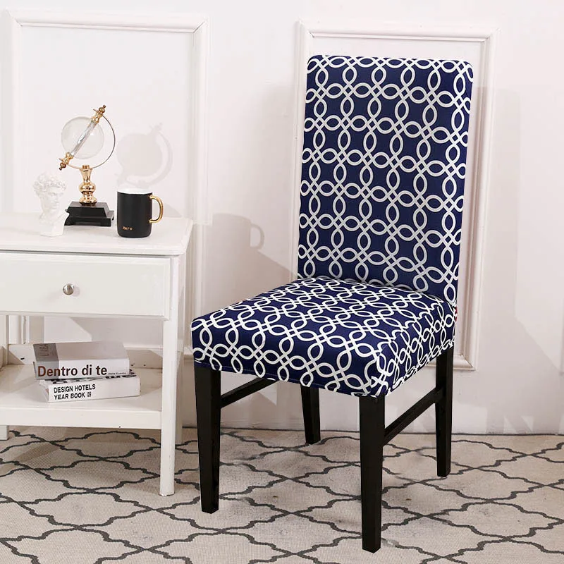 Чехлы на кухонные стулья эластичный чехол для сиденья housse de Chair серый стула