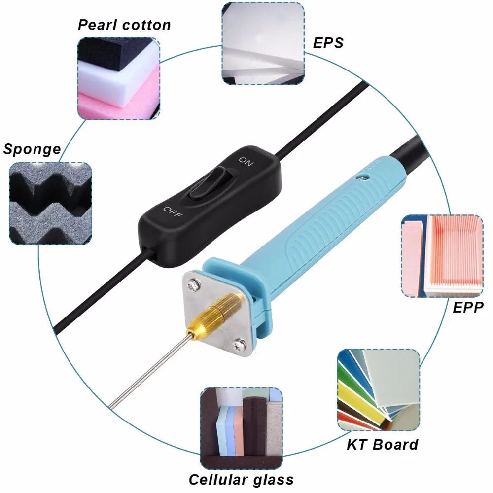 Ремесло Горячий Нож пенополистирол резак ручка машина для полиэтилена EVA EPS пены резьба модели DIY рукоделие