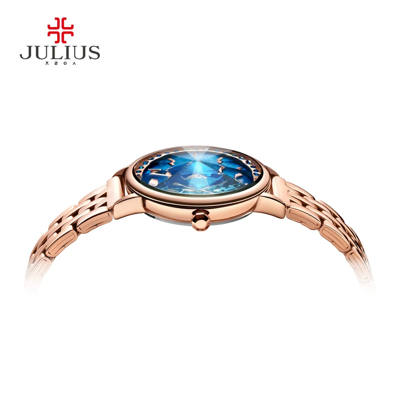 Julius бренд новые весенние кварцевые часы женские модные повседневные часы корпус Циферблат Whatch водонепроницаемые 30 м сталь Montre Femme JA-959