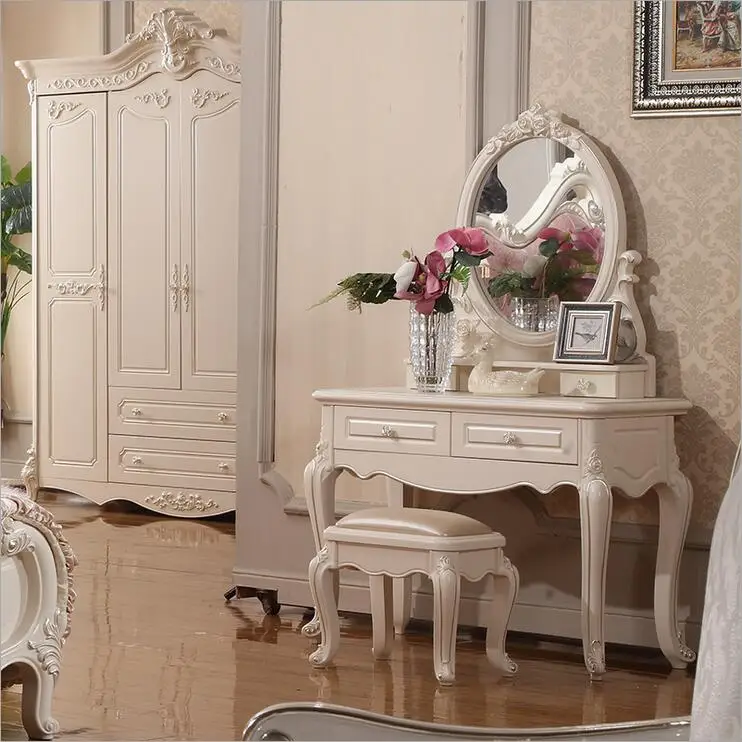 white European mirror table dresser French bedroom furniture 10323 | Мебель