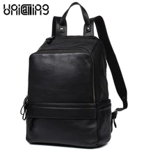 UniCalling модный брендовый мужской повседневный рюкзак из натуральной кожи, качественный стильный мужской рюкзак из коровьей кожи, деловой рюкзак на открытом воздухе