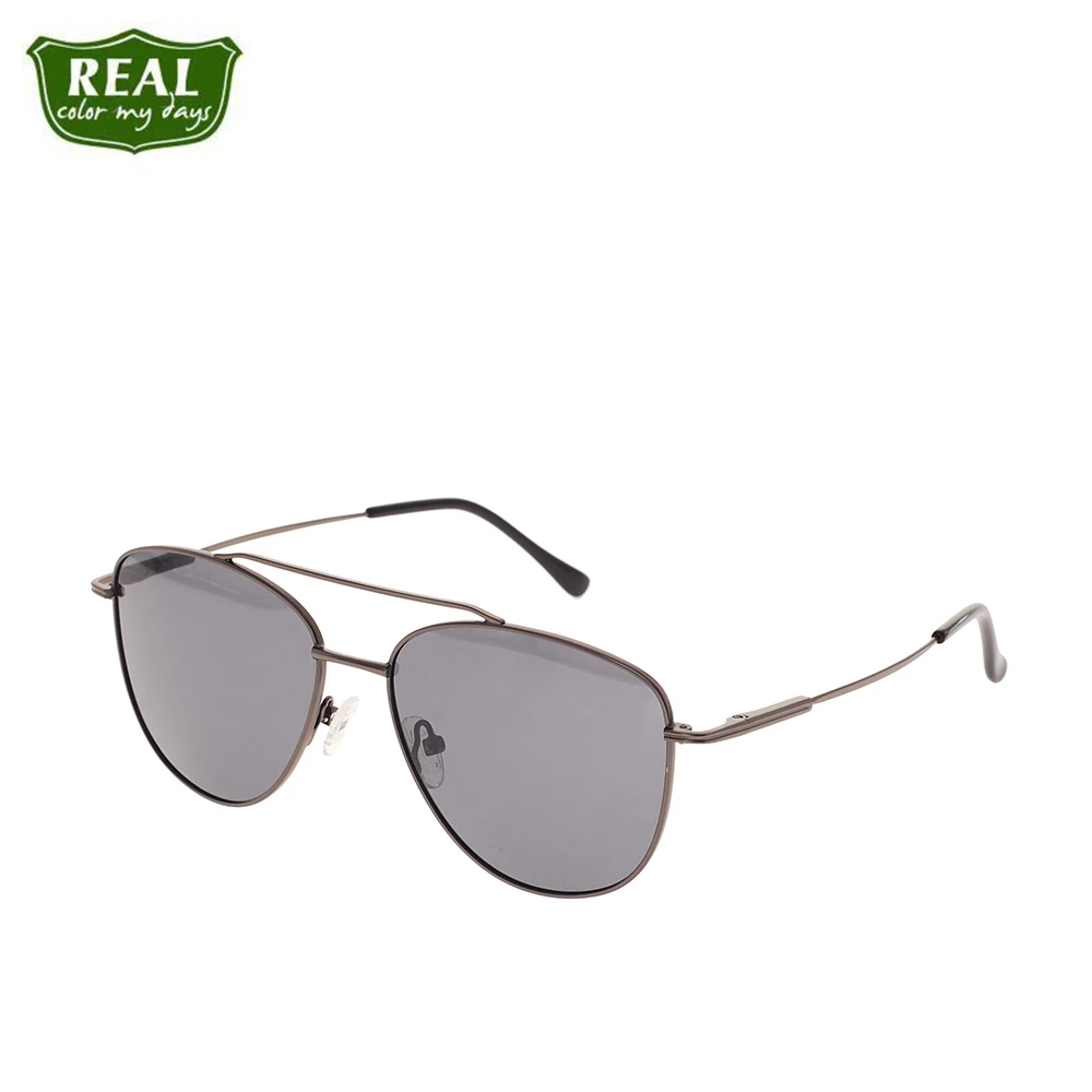 

REAL Fashion Metal Sunglasses Driving Glasses Men Pilot Glasses UV400 Classic Design Polarized Prescription Goggles Vintage