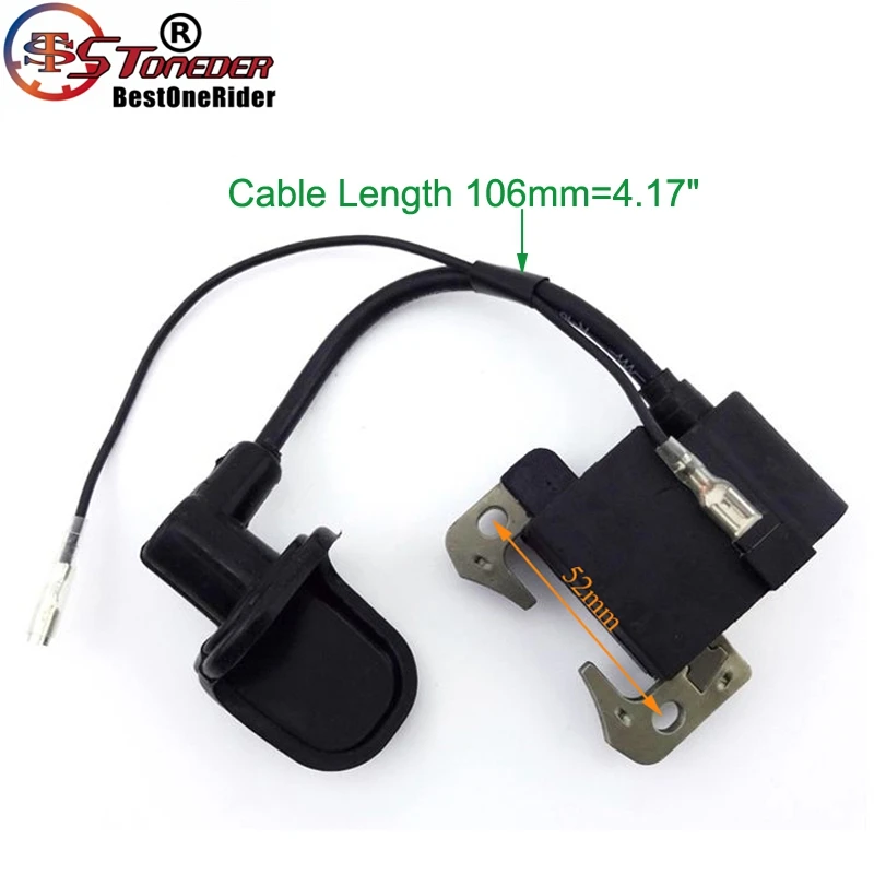 STONEDER Minimoto Ignition Coil For 47cc 49cc 2 Stroke Engine Pocket Dirt Bike Baby Crosser Mini Kids ATV
