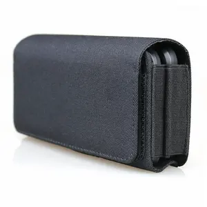 Dual Phone Holster For Two Phones Nylon Double Decker Belt Clip Pouch Case For 2 iPhone Xs Max Samsung Note 9 Huawei Mate 20