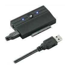 5Gbps USB 3.0 to SATA Adapter 2 5″ Hard Disk Driver OTB function Connector HDD Converter cable for Windows 10/8/7/ME/2000/XP
