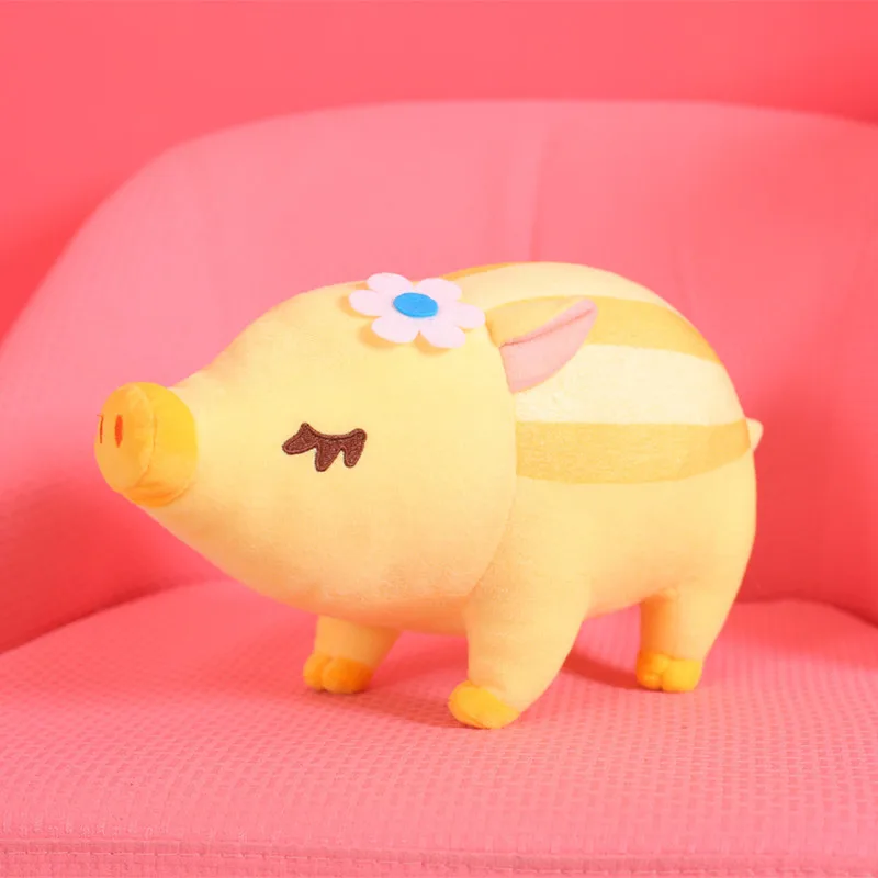 1 шт. 40/60 см Kawaii полосатый дикий кабан плюшевые игрушки мягкие милые зимние
